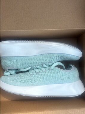 allbirds Women's Sneakers in Mint Green and White